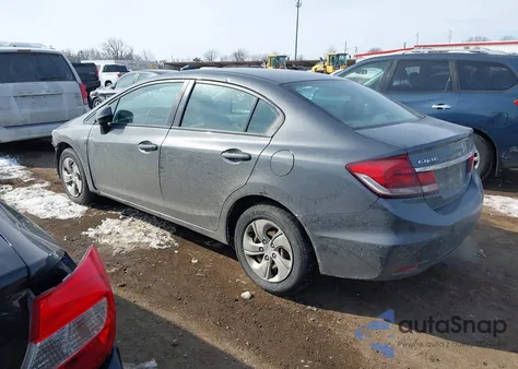 2013 Honda Civic Lx from USA, damaged, VIN 19XFB2F5XDE096607